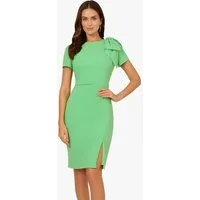Adrianna Papell Cocktailkleid Pleated Bow Midi Dress Modern, klassisch, stilvoll