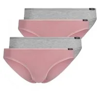 Skiny Rioslip Every Day In Cotton Advantage (4-St., 4er Pack) mit kleinem Logo auf dem Bund