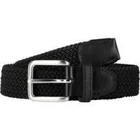 Jack & Jones Flechtgürtel Gürtel JACSPRING Woven Belt mit Lederdetails