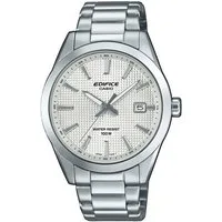 CASIO EDIFICE Quarzuhr EFV-160D-7AVEF, Armbanduhr, Herrenuhr, Edelstahlarmband, analog, Tag, Neo-Display