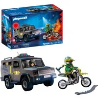 Playmobil® SWAT-Einsatzfahrzeug (72066), City Action Konstruktions-Spielset, (56 St), Made in Europe