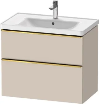 Duravit D-Neo Waschtischunterbau wandhängend Taupe Matt 784x452x625 mm - DE4355034910000 DE4355034910000
