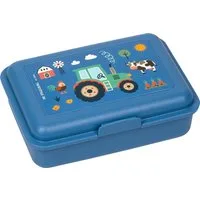 COPPENRATH DIE SPIEGELBURG Lunchbox Brotdose Kl. Butterbrotdose Traktor Ed. 2 - Wenn ich mal groß bin, Kunststoff, (Set, 2-tlg., 1), mit stufenlos verstellbarer Trennwand