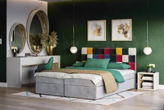 Boxspringbett Schlafzimmerbett RAINBOW 180x200cm Variante Nr.2