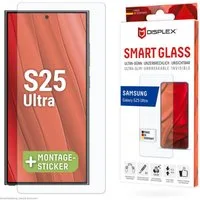 Displex Displayschutzglas Smart Glass Screen Protection - ultra-dünn, unzerbrechlich, unsichtbar für Samsung Galaxy S25 Ultra, Displayschutzfolie, Schutzfolie, Bildschirmschutz, kratz- & stoßfest