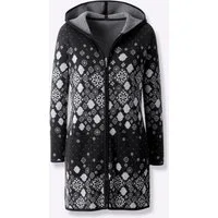 Witt Strickjacke Long-Strickjacke Langarm Jacquard