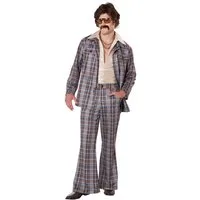 Metamorph Kostüm 70er Jahre Macker Kostüm, Mit diesem Leisure Suit kannst Du ordentlich den Larry machen!