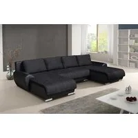 Sofnet Wohnlandschaft Otis, mit Schlaffunktion und Bettkasten, Ecksofa, U-Form Couch, Schlafsofa mit Bonell Federkern