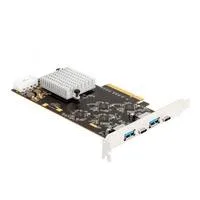 PCI Express x8 - 2x USB 3.2 Gen 2x2 Typ C + 2x USB 3.2 Gen 1 Typ A, USB-Controller