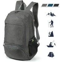 TAN.TOMI Wanderrucksack 23L Rucksack Leicht Faltbarer Reiserucksack Seitentaschen, Für Radfahren, Klettern, Bergsteigen und Reisen Sport