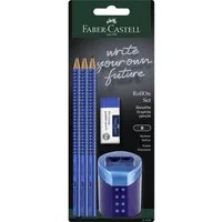 Faber-Castell Kugelschreibermine FABER-CASTELL Grip Set RollOn blue 2x12ml
