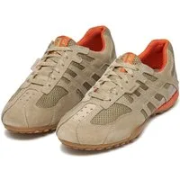 Geox U SNAKE ORIGINAL Schnürschuh, Schnürschuh, Freizeitschuh, Trekking Sneaker mit Lederinnensohle
