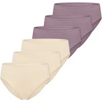 Schiesser Hüftslip 6er Pack Essentials Cotton (Spar-Set, 6-St) Slip - Baumwolle - Atmungsaktiv - Optimale Passform