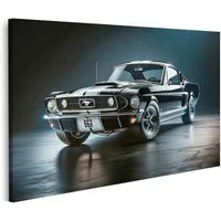 islandburner Leinwandbild Klassisches Muscle-Car schlankes Design Ford Mustang 1960er Bilder