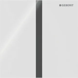 Geberit Ersatzteile Typ 40 Abdeckplatte, eckig für Urinalsteuerung Infrarot, weiß, 246121SI1 246121SI1