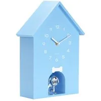 Karlsson Uhr Kuckucksuhr Dog House mit Hund Soft Blau