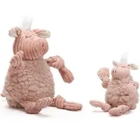 HuggleHounds Tierkuscheltier HuggleFleece FlufferKnottie Penelope the Pig