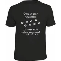 RAHMENLOS® T-Shirt Ohne ein paar Hundehaare ist man nicht richtig angezogen