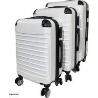 HTI-Living Kofferset 3-teiliges Hartschalen-Kofferset Wave, 4 Rollen, (Set, 3 Koffer in verschiedenen Größen), 20" 24" 28"