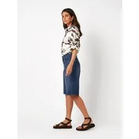 TONI Jeansbermudas aus softem Sommer-Denim