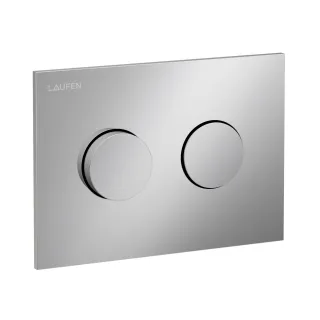 Laufen Betätigungsplatte GROOVE INEO mit Zweimengenbetätigung chrom matt, H9001170070001 H9001170070001