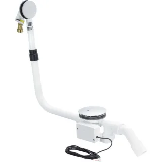 Viega Multiplex Trio Ab-/Überlaufgarnitur 731625 DN 40/50, verchromt, für Badewanne mit Ablaufloch-d= 90mm