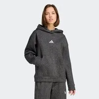 adidas Sportswear Kapuzensweatshirt ALL SZN HOLIDAY GLITTER FLEECE LOOSE HOODIE