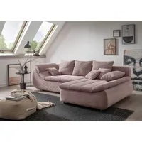 Home affaire Ecksofa Imola, bequem, aktuelle Steppung im Sitz, L-Form, Breite 270cm, wahlweise mit Bettfunktion