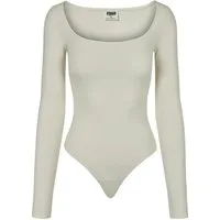 URBAN CLASSICS Langarmshirt Urban Classics Damen Ladies Organic Longsleeve Body (1-tlg)