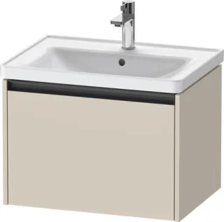 Duravit Ketho.2 Waschtischunterbau wandhängend Taupe Supermatt 634x455x440 mm - K25082083830000 K25082083830000