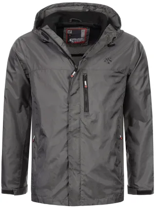 A. Salvarini Herren Regenjacke AS-323 wasserdicht & leicht mit Kapuze