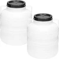 Garronda Regentonne Set 20 Liter Futtertonne BPA-frei Lebensmittel-Fass GD-0126, 20 l, (2-tlg), BPA-Frei