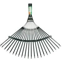 TRIZERATOP Gartenrechen Metall-Laubrechen ohne Stiel, 22 Zähne, (Metall-Laubrechen ohne Stiel, 22 Zähne)