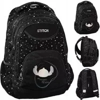 PASO Schulrucksack BeUniq Schulrucksack Mädchen Stitch Lilo Schwarz 40cm Paso (1-tlg)