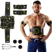 HMS Bauchtrainer TENS-EMS-Gerät EMS Trainingsgerät Reizstrom Fitnessgerät
