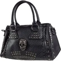Einkaufszauber Bowlingtasche Bowlingbag Skull Totenkopf 3D Elegant - Handtasche (mit Schultergurt), Totenkopf in 3D