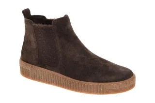Gabor 8013.02.009 Damen Stiefeletten mocca Keilabsatz bequem & chic