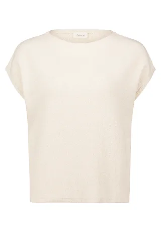 CARTOON - Strukturshirt nature melange - Gr. - 40