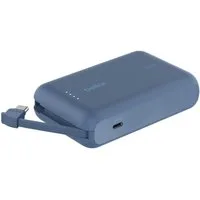 Belkin BoostCharge Power Bank 10K mit integrierten Kabeln Powerbank Belkin BOOST CHARGE Power Delivery Powerbank 10.000mAh, white