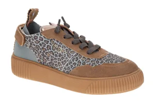 CRICKIT Damenschuhe Maura035 71730 PARIA blau baby - leicht, Leo-Print, Echtl...