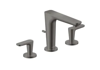 Hansgrohe 3-Loch WTA 125 Axor Citterio C mit Zugstangen Ablaufg.polished black chrome, 49060330 49060330