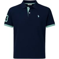 U.S. Polo Assn. Poloshirt US16927 (100% Baumwolle) navyblau Herren