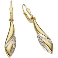 Firetti Paar Ohrhänger Schmuck Geschenk Gold 333 Ohrschmuck Patentbrisur, Made in Germany