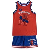Spiderman Trainingsanzug - Kinder 2 Teilig Sportbekleidung Schule Freizeit (2-tlg)