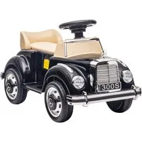 AIYAPLAY Rutscher Rutscherfahrzeug mit Stauraum und Kippschutz, (Kinderfahrzeug, 1-tlg., Kinderauto), Schwarz 77,5 x 41,5 x 45 cm