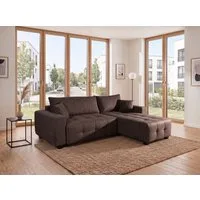 OTTO home Ecksofa Bella L-Form, B: 234 cm - OTTO. Verlässliche Qualität., Ecksofa,Schlaffunktion,Bonnelfederkern,Rückenkissen