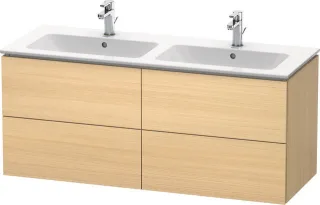 Duravit L-Cube Waschtischunterbau wandhängend Mediterrane Eiche Matt 1290x481x550 mm - LC625907171 LC625907171