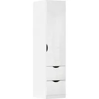 rauch Kleiderschrank Freiham mit Griffmulden und Schubkästen