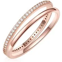 Lulu & Jane Fingerring roségold, Messing