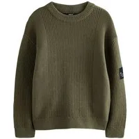 Next Rundhalspullover Utility-Strickpullover mit Rundhalsausschnitt (1-tlg)